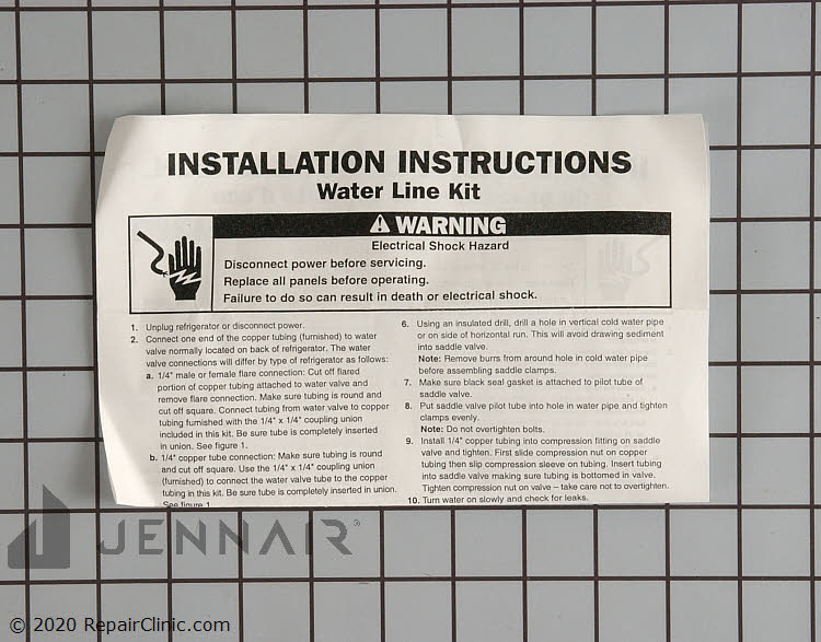 Water Line Installation Kit 8003RP Alternate Product View