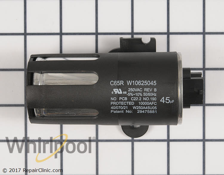 Capacitor W11158830 | Whirlpool Replacement Parts 