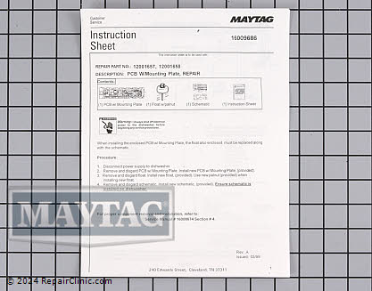 Main Control Board 12001657 Alternate Product View