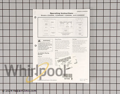 Owner's Manual 504530 Alternate Product View