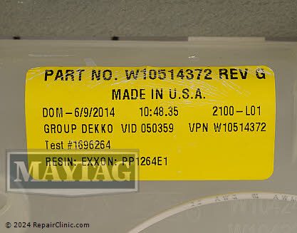 Valve W11179242 Alternate Product View
