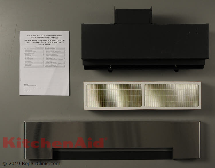 Exhaust Duct W10768190 KitchenAid Replacement Parts