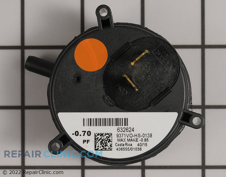 フレナーラ Furnace Repair Parts 632125R Furnace Pressure Switch – Replaces