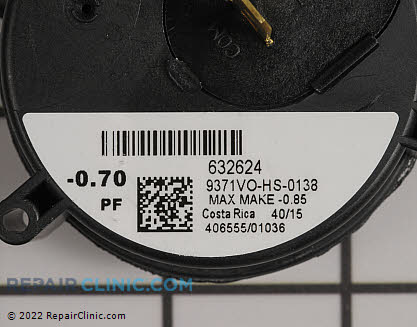 Pressure Switch 632624R Alternate Product View