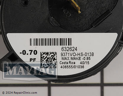 Pressure Switch 632624R Alternate Product View