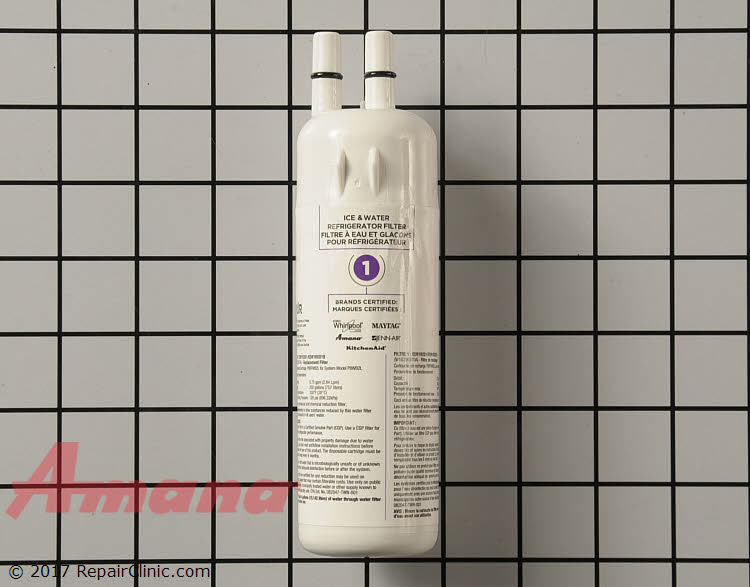 Water Filter EDR1RXD1 Amana Replacement Parts