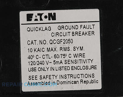Circuit Breaker 192828FGS Alternate Product View