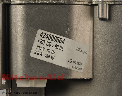 Fan Motor WPW10254629 Alternate Product View