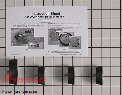 Control Knob Kit W10756270 Alternate Product View