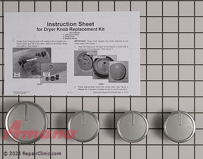 Control Knob Kit W10756270 Alternate Product View