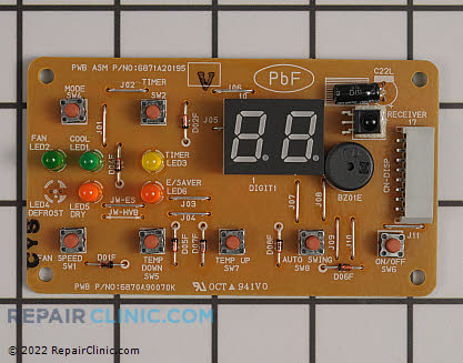 User Control and Display Board 6871A20195V Alternate Product View