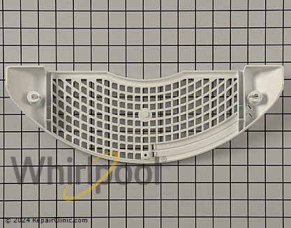 Global Products Rejilla De Pantalla De Salida De Secadora Compatible Con Whirlpool W11086603 - Foto 3