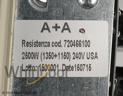 Heating Element W10909677 Alternate Product View