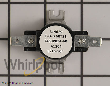 High Limit Thermostat WP7450P034-60 Alternate Product View