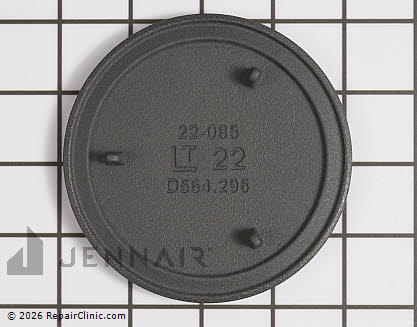Surface Burner Cap WPW10115952 Alternate Product View