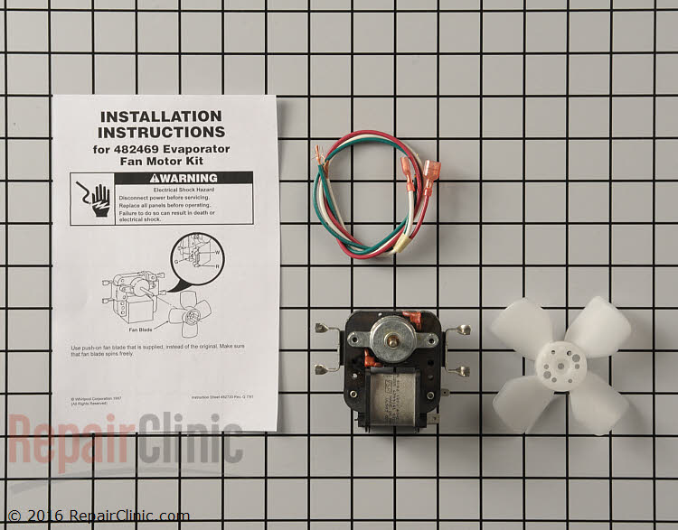 Evaporator Fan Motor Wiring Diagram from www.rcappliancepartsimages.com