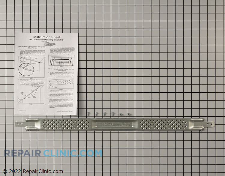 Whirlpool W11502191 Dishwasher Mounting Bracket Kit 