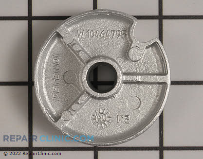 Surface Burner Base W10836467 Alternate Product View
