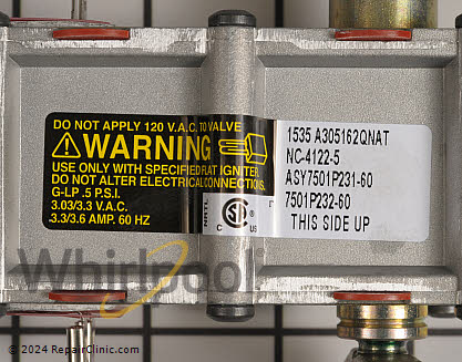 Valve and Pressure Regulator W10130932 Alternate Product View