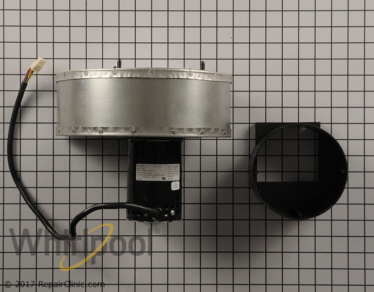 Exhaust Fan Motor WPW10109930 Whirlpool Replacement Parts