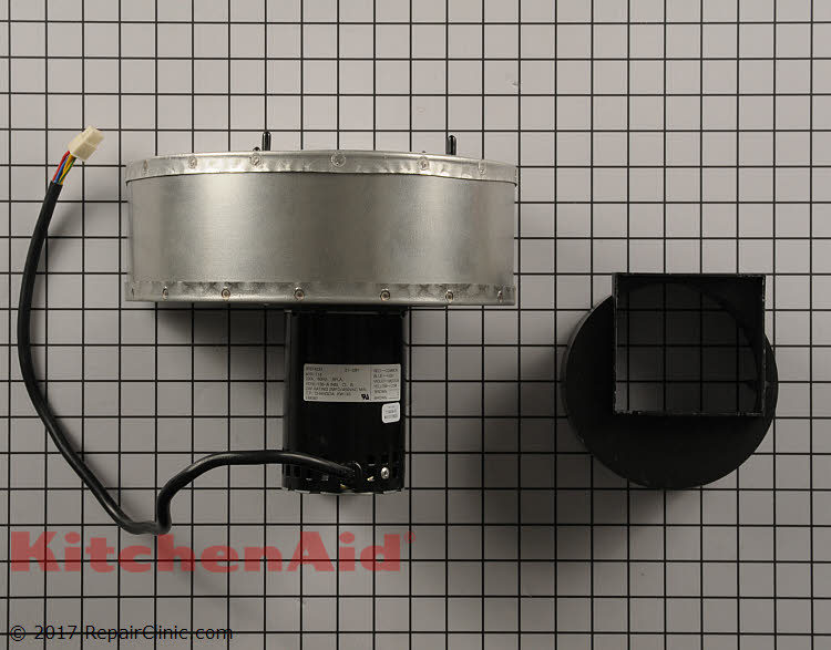 Exhaust Fan Motor WPW10109930 KitchenAid Replacement Parts