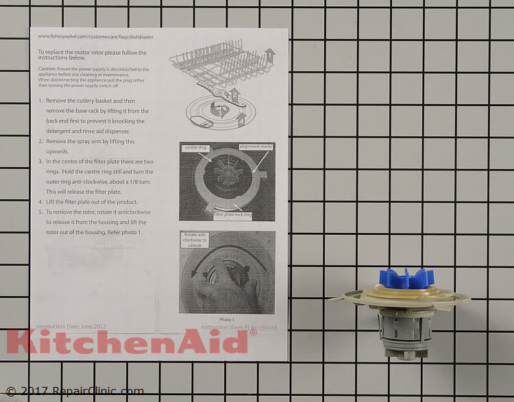 Circulation Pump WP8194092 KitchenAid Replacement Parts