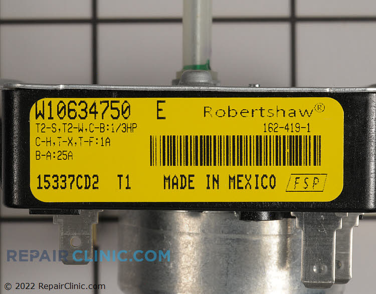 OEM Whirlpool Appliance Timer – W10846428 / W10634750 – Genuine Part