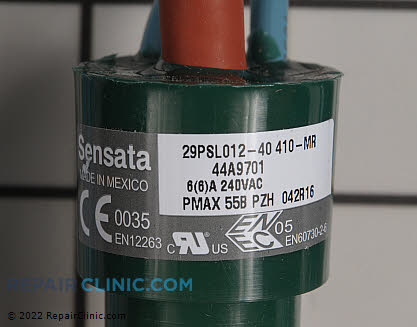 Pressure Switch 44A97 Alternate Product View