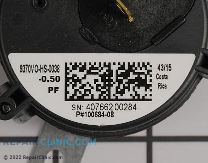 Pressure Switch 73W76 Alternate Product View