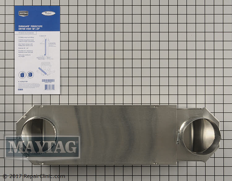 Telescoping Vent Kit 4396011RP Maytag Replacement Parts