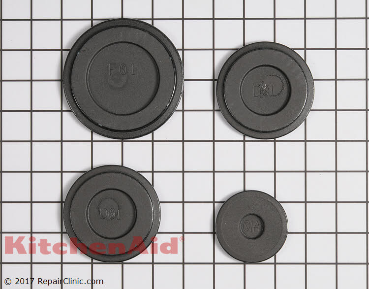 Surface Burner Cap WP7504P22860 KitchenAid Replacement Parts