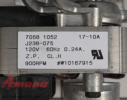 Convection Motor W10794440 Alternate Product View