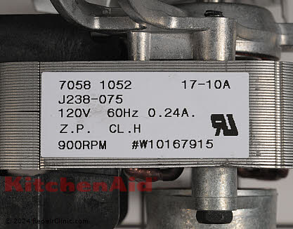 Convection Motor W10794440 Alternate Product View