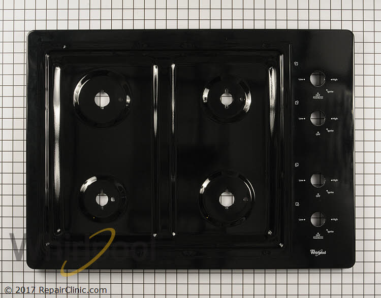 Metal Cooktop W10372899 Whirlpool Replacement Parts