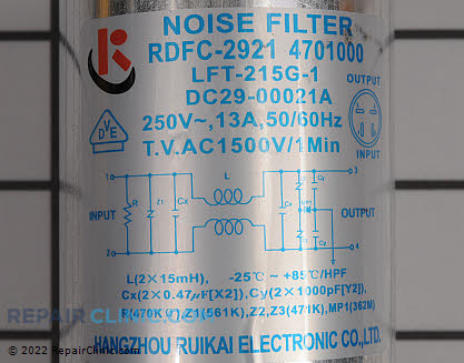 Noise Filter DC29-00021A Alternate Product View
