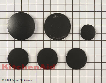 Surface Burner Cap W10833886 Alternate Product View