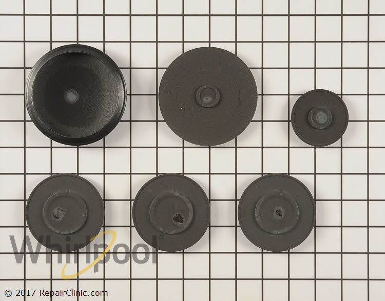 Surface Burner Cap W10833886 Alternate Product View