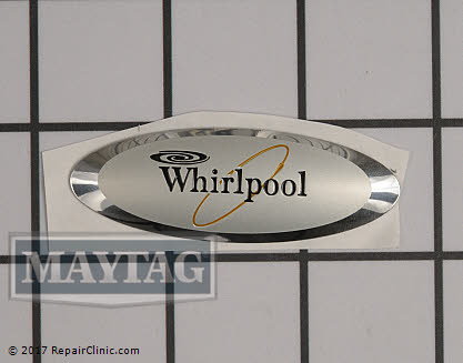 Nameplate W10854980 Alternate Product View