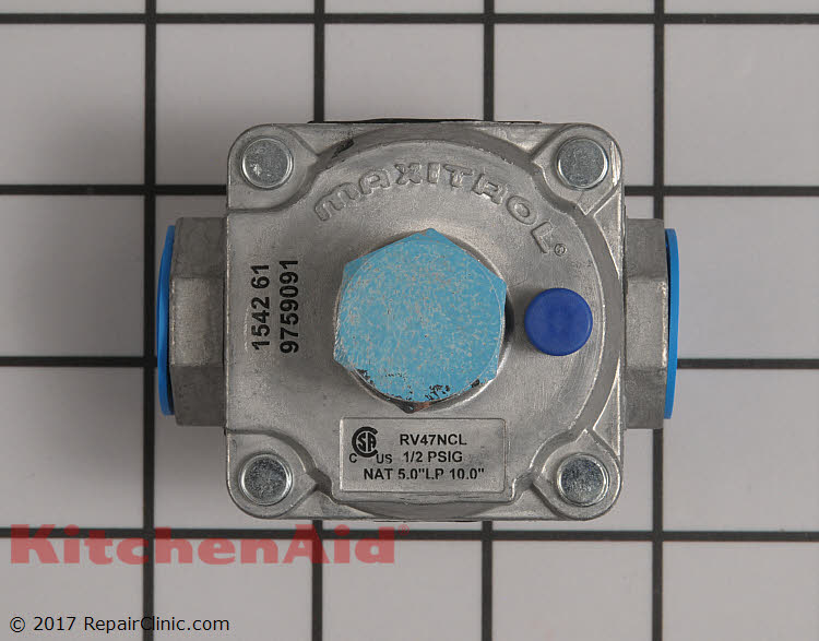 Pressure Regulator WP9759091 KitchenAid Replacement Parts