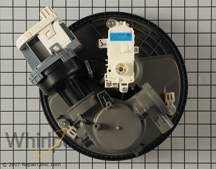 Dishwasher Wash Pump Replacement Whirlpool Dishwasher Sump Wash Circulation Pump Motor Assembly – W10605057 Used Whirlpool Motor Dishwasher Parts