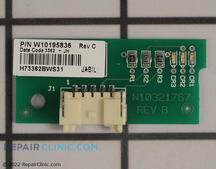 Dishwasher Indicator Light WPW10195836 Fast Shipping Repair Clinic