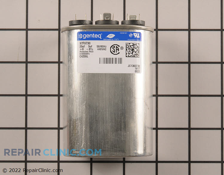 MARS PARTS 12184 CAPACITOR 25 MFD/5 MFD 440V OVAL 