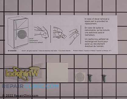 Door Reversal Kit W10437913 Alternate Product View