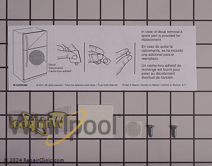 Door Reversal Kit W10437913 Alternate Product View