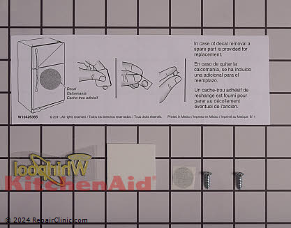 Door Reversal Kit W10437913 Alternate Product View