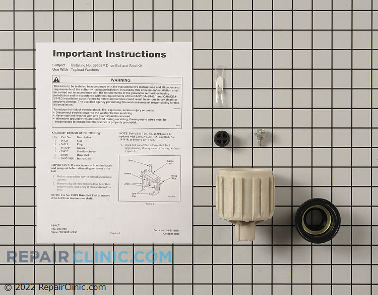 39508P Drive Block or Bell