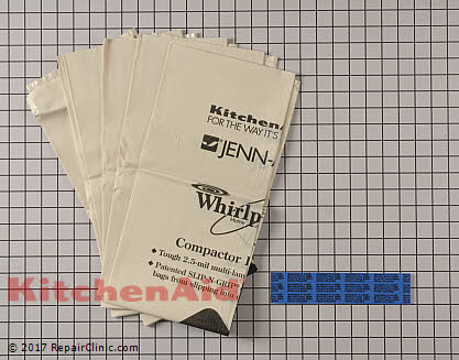 Trash Compactor Bags W10165296BU Alternate Product View