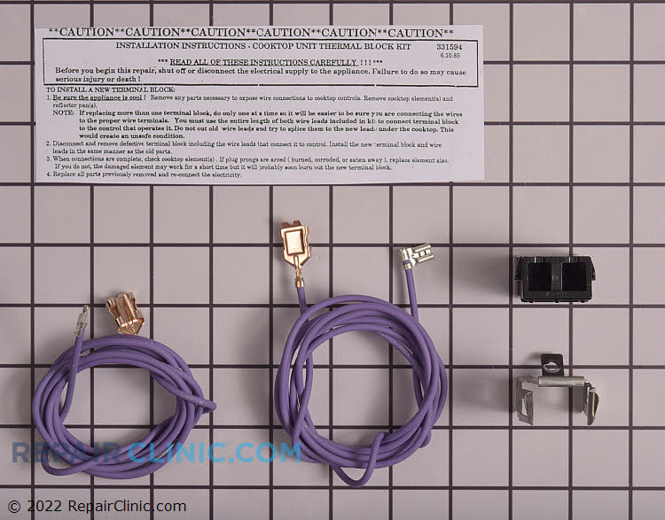 Element Receptacle and Wire Kit WB17X210 Alternate Product View