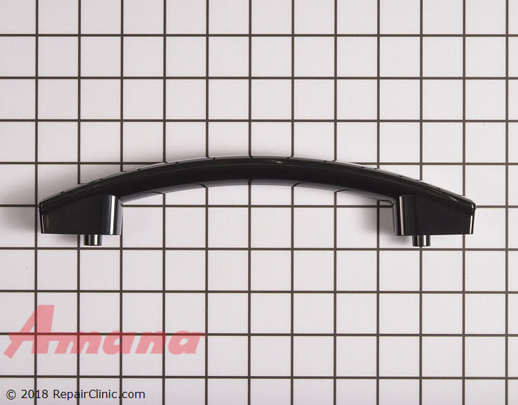 thumbnail image 2 of Amana Microwave Door Handle – R0713641, Black, Over-the-Range, Genuine Replacement 2 of 5