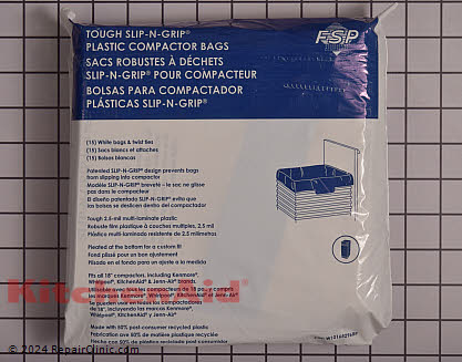 Trash Compactor Bags W10165296RP Alternate Product View